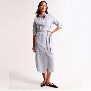 Abercrombie & Fitch Light Blue Maxi Dress